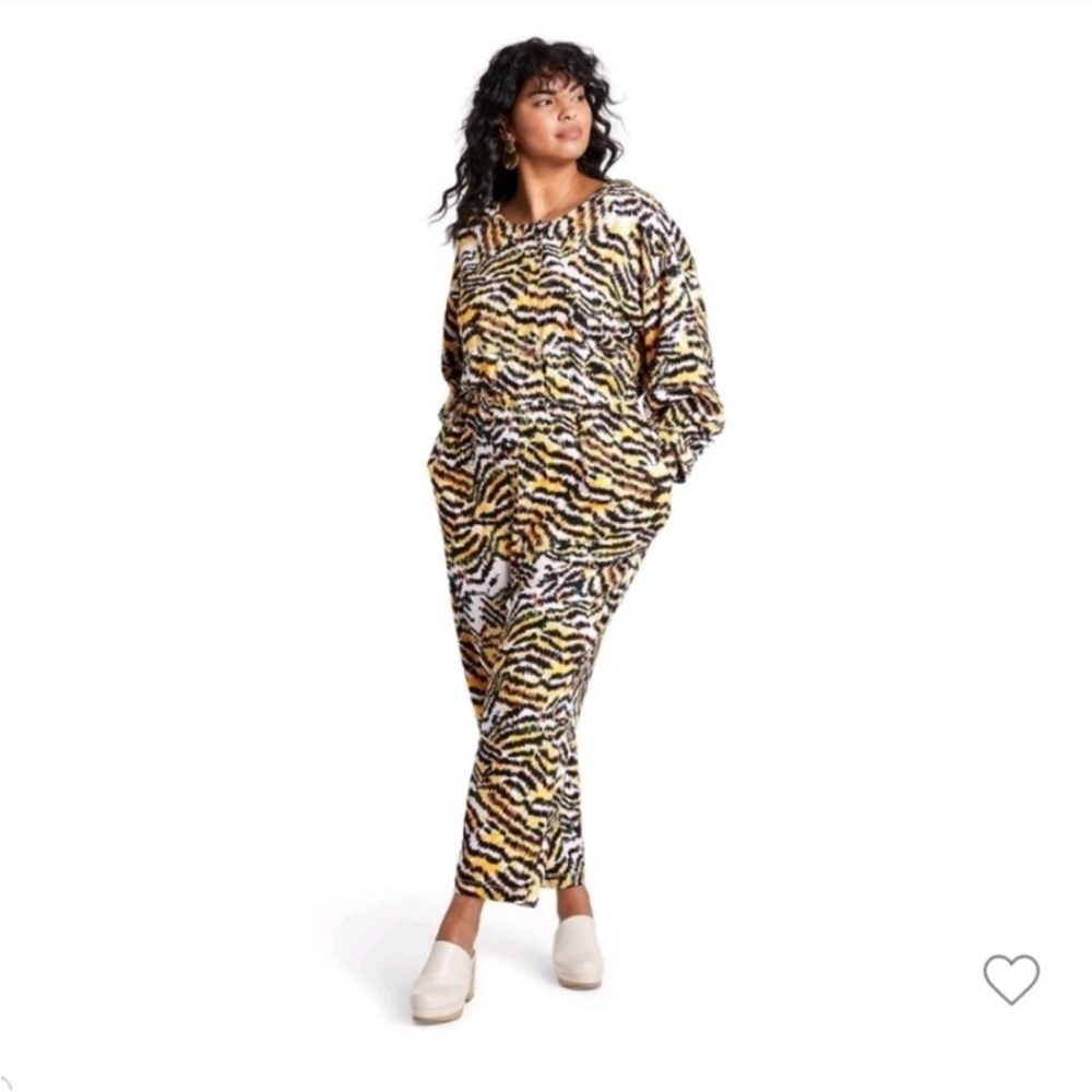 Rachel Comey x Target Plus Size Zebra Print Jumpsuit